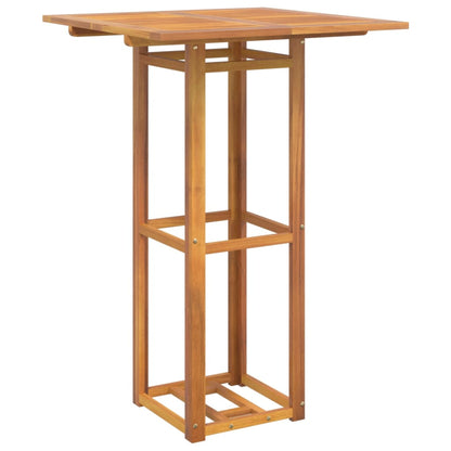 Outdoor Bar Set | Natural Wood | Solid acacia wood with an oil finish