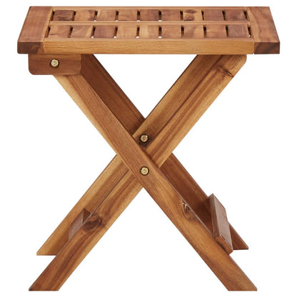 Sunlounger With Table | Wood Grain | Solid Acacia wood | Large | Foldable