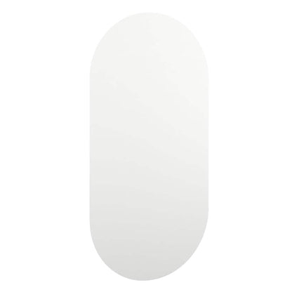 Mirror with LED Lights 60x30 cm Glass Oval
