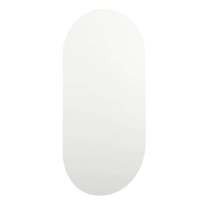 Mirror with LED Lights 80x40 cm Glass Oval