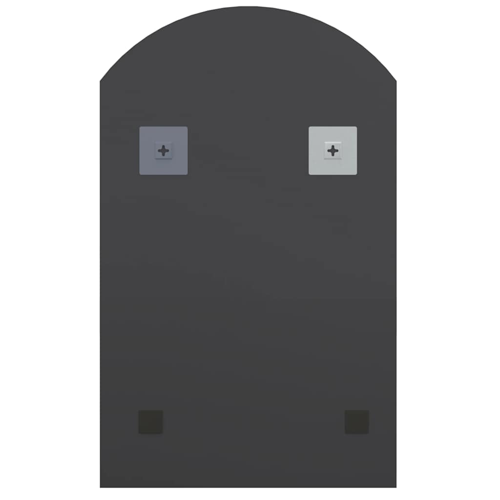 Mirror with LED Lights 60x40 cm Glass Arch