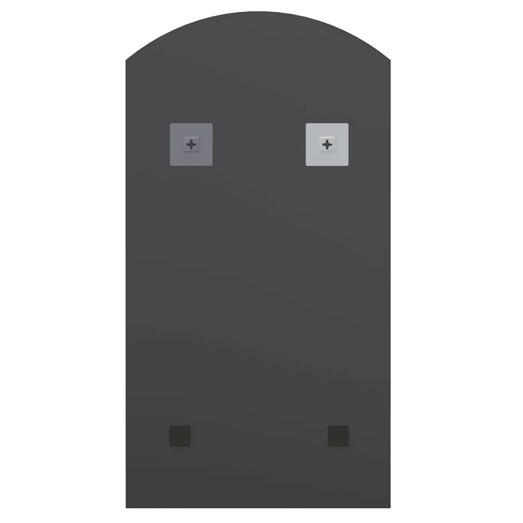 Mirror with LED Lights 90x45 cm Glass Arch