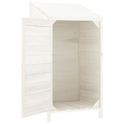Garden Shed | White | Solid fir wood | Small | Garden Shed | Rectangular