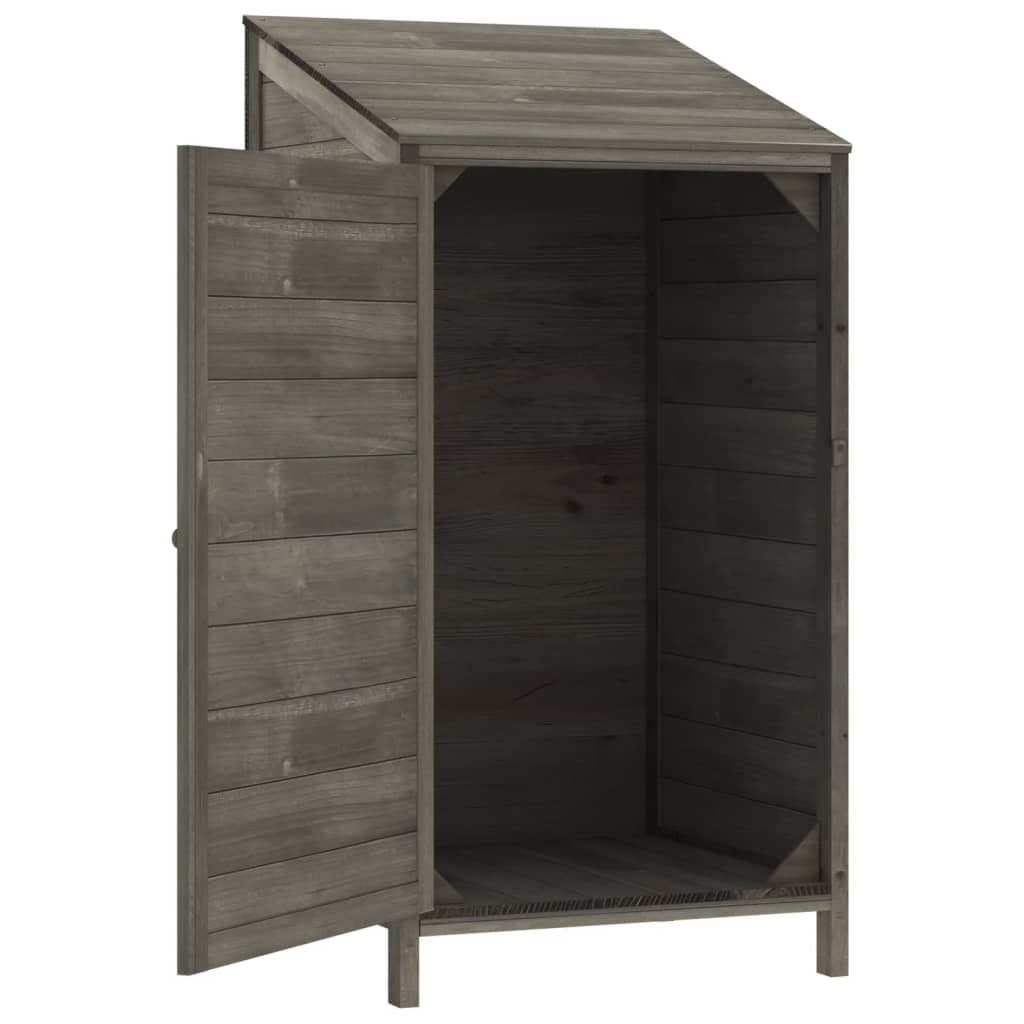 Garden Shed | Anthracite | Solid fir wood | Compact | Garden Shed