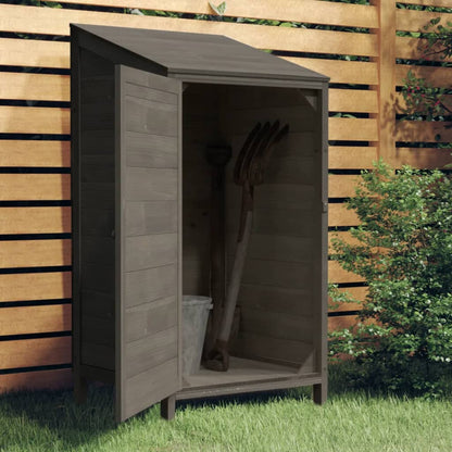 Garden Shed | Anthracite | Solid fir wood | Compact | Garden Shed