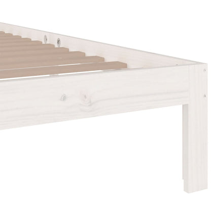 Bed Frame | White | Solid pine wood, Plywood | Small Single | Tough
