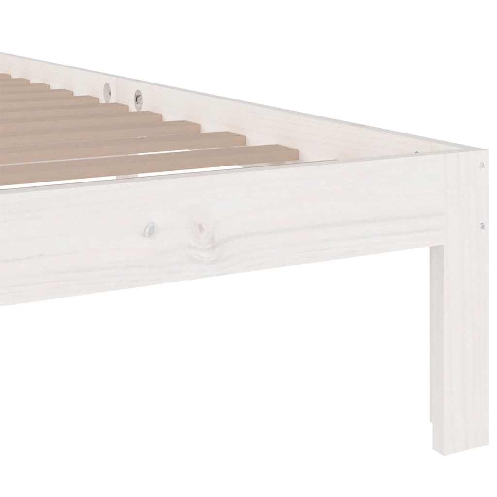 Bed Frame | White | Solid pine wood, Plywood | Single | Single Bed Frame