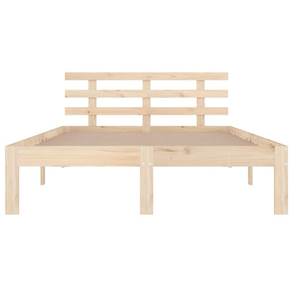 Bed Frame | Natural wood | Solid pine wood (untreated) | 140 x 200 cm