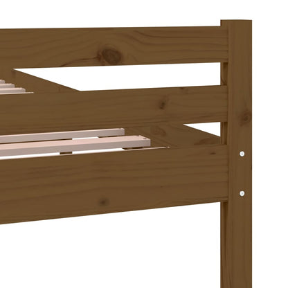 Bed Frame | Honey brown | Solid pinewood | Double |  Durable  | Bed Frame