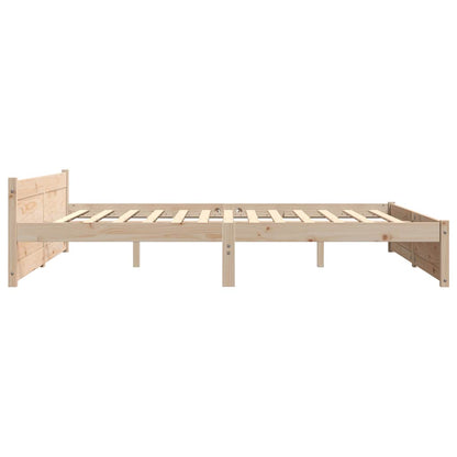 Bed Frame without Mattress Solid Wood 200x200 cm