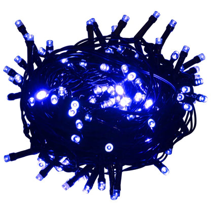 LED String with 300 LEDs Blue 30 m PVC