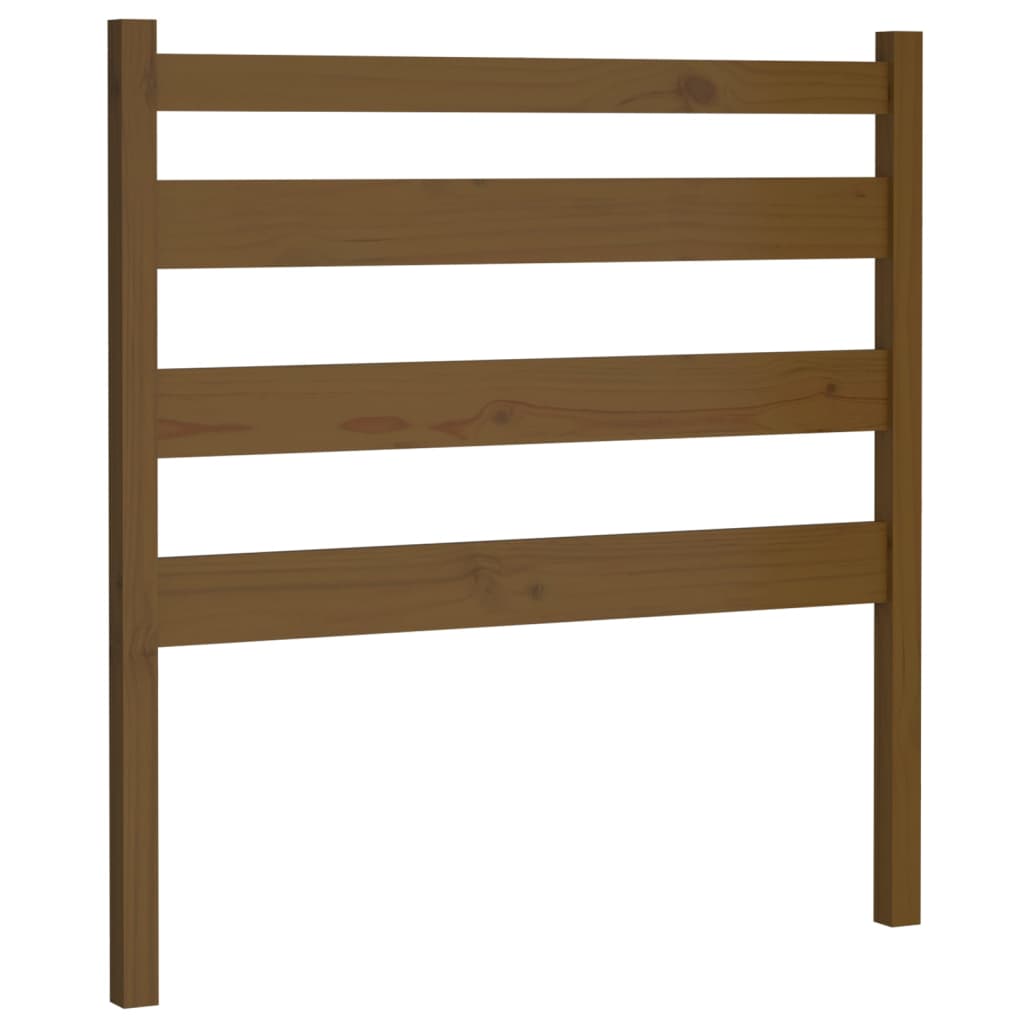 Bed Headboard Honey Brown 81x4x100 cm Solid Wood Pine