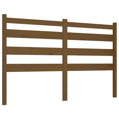 Bed Headboard Honey Brown 141x4x100 cm Solid Wood Pine