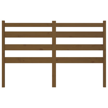 Bed Headboard Honey Brown 206x4x100 cm Solid Wood Pine