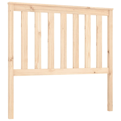 Bed Headboard | Light Brown | Solid Pine Wood | 106x6x101 cm