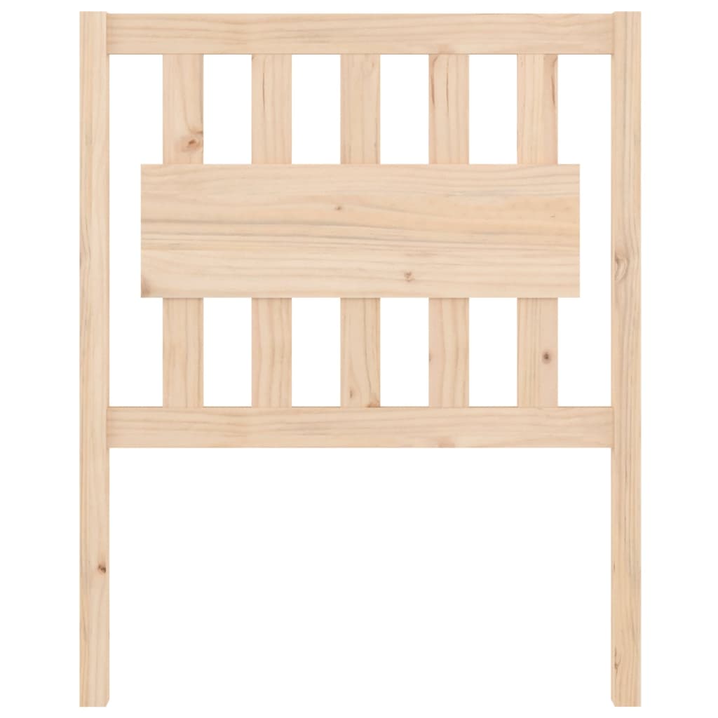 Bed Headboard | Natural wood | Solid pine wood | 80.5 cm x 4 cm x 100 cm