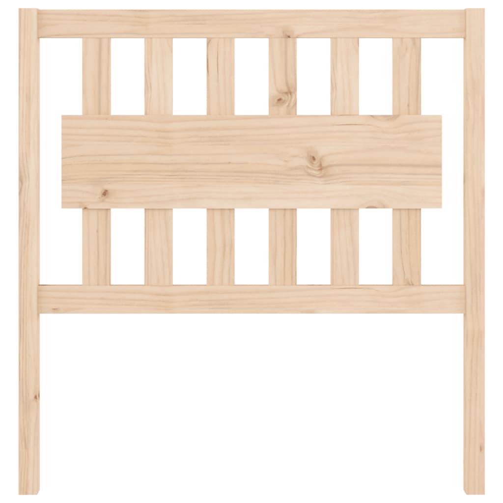 Bed Headboard | Natural Pine | Solid Pine Wood | Standard