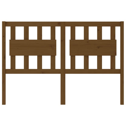 Bed Headboard Honey Brown 125.5x4x100 cm Solid Wood Pine