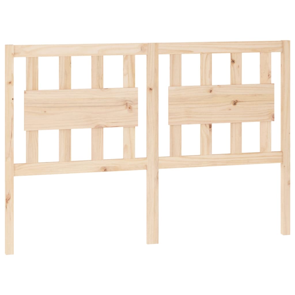 Bed Headboard | Natural Pine | Solid pinewood (untreated) | 140.5 cm wide