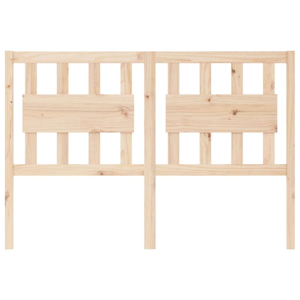 Bed Headboard | Natural Pine | Solid pinewood (untreated) | 140.5 cm wide