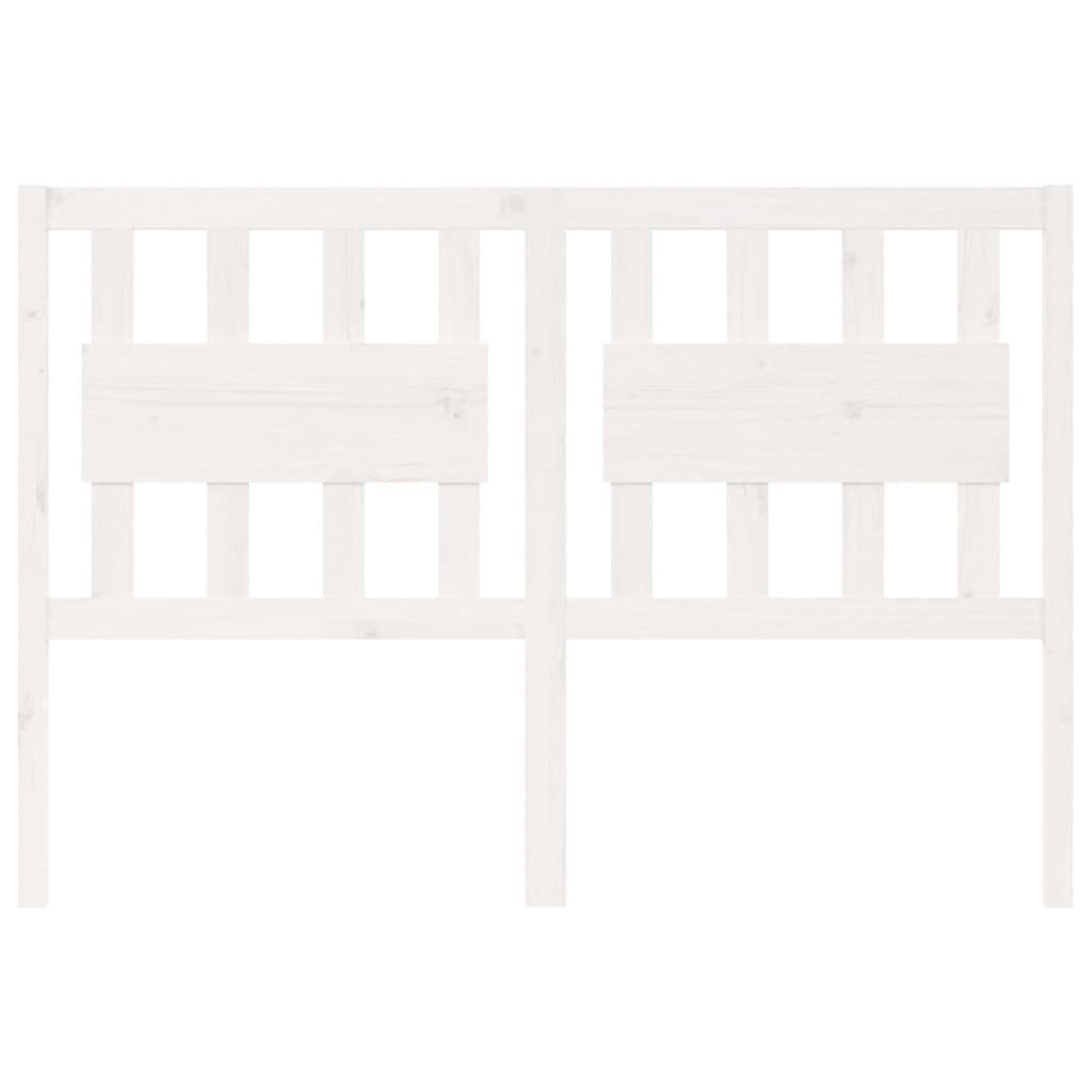 Bed Headboard | White | Solid pine wood | Standard Size