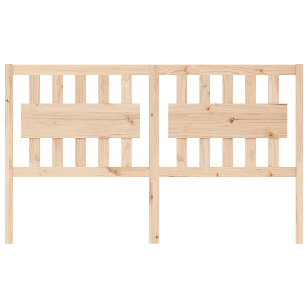 Bed Headboard 165.5x4x100 cm Solid Wood Pine
