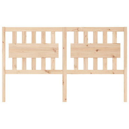 Bed Headboard 165.5x4x100 cm Solid Wood Pine