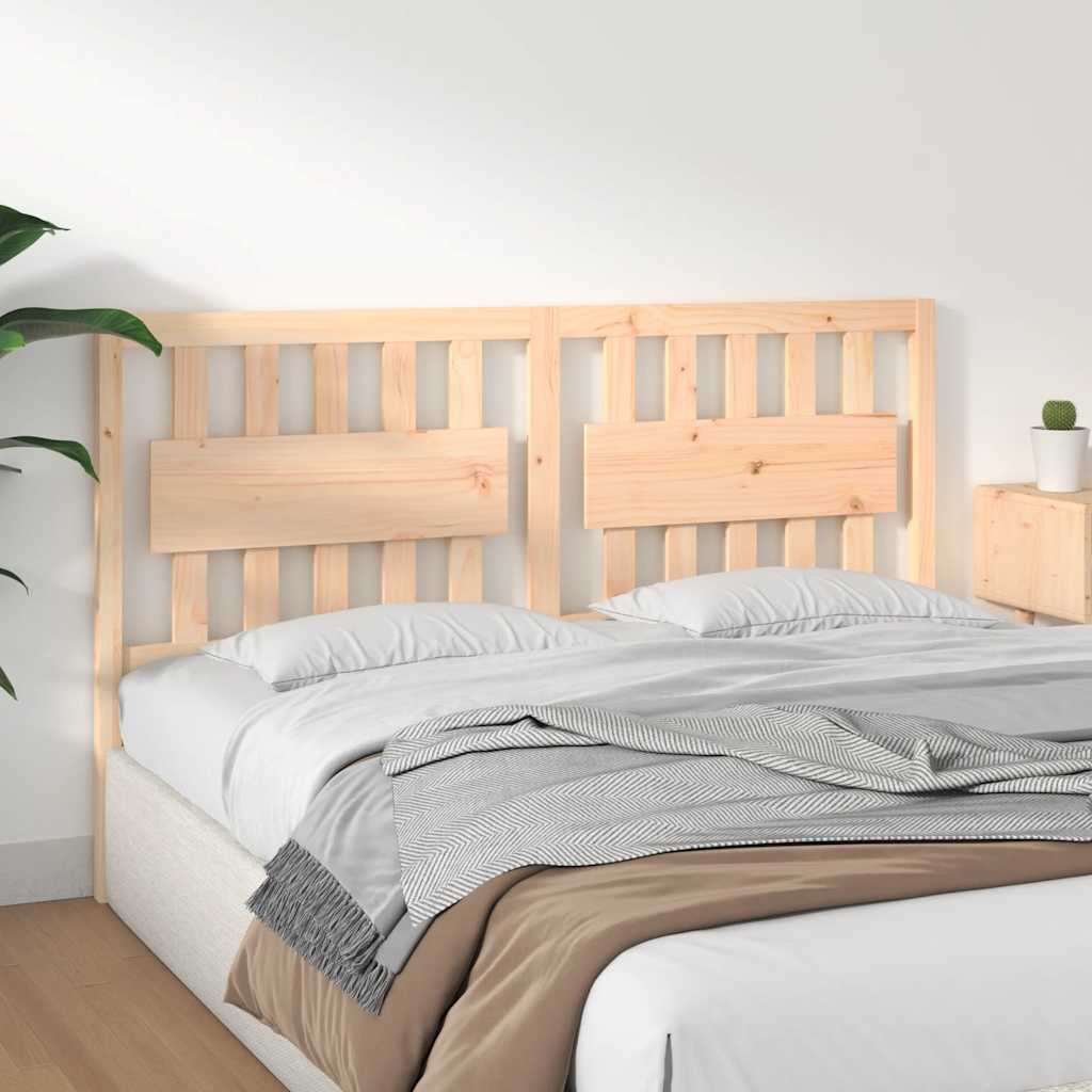 Bed Headboard 165.5x4x100 cm Solid Wood Pine