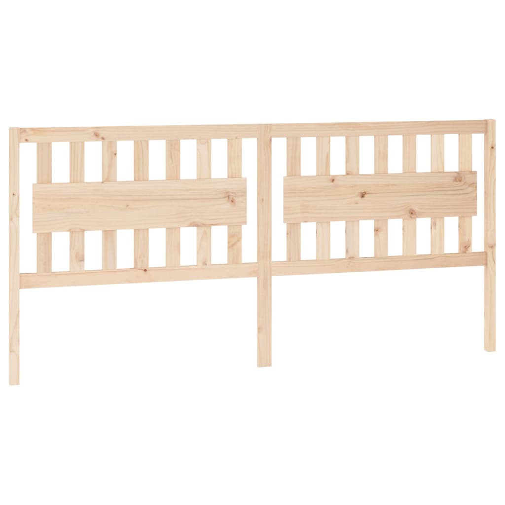Bed Headboard | Natural Wood | Solid Pine Wood | 205.5 cm x 100 cm