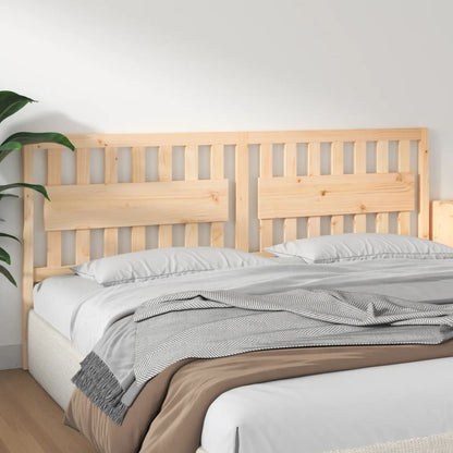 Bed Headboard | Natural Wood | Solid Pine Wood | 205.5 cm x 100 cm