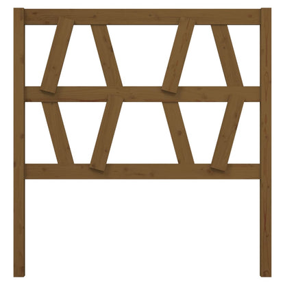 Bed Headboard | Honey brown | Solid pine wood | Standard