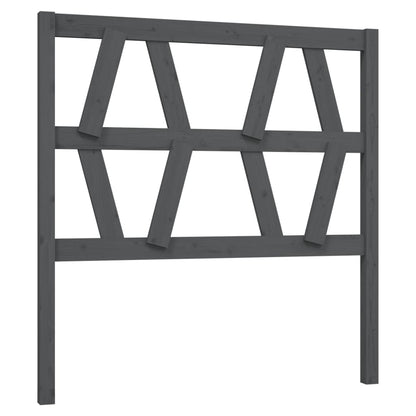 Bed Headboard | Grey | Solid Pine Wood | Standard | Appealing Design