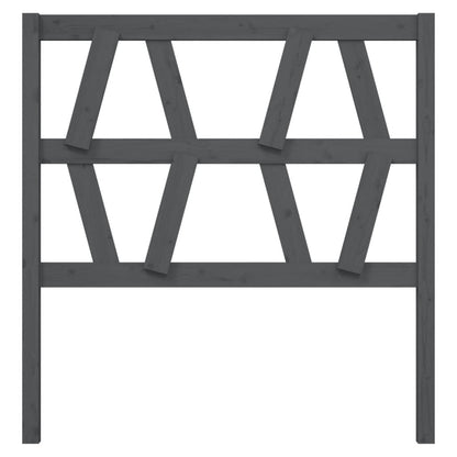 Bed Headboard | Grey | Solid Pine Wood | Standard | Appealing Design