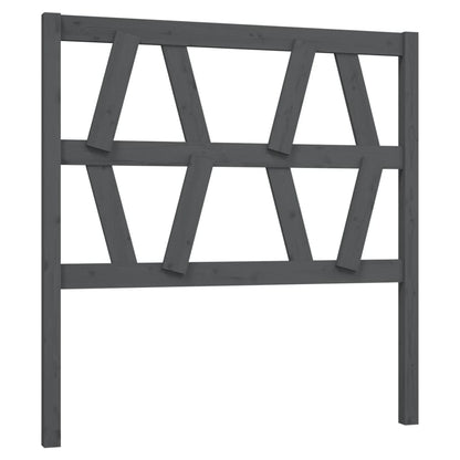 Bed Headboard | Grey | Solid pine wood | Standard | Bed Headboard