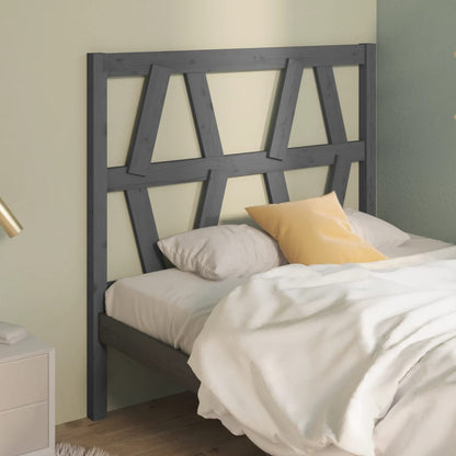 Bed Headboard | Grey | Solid pine wood | Standard | Bed Headboard