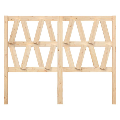 Bed Headboard 141x4x100 cm Solid Wood Pine