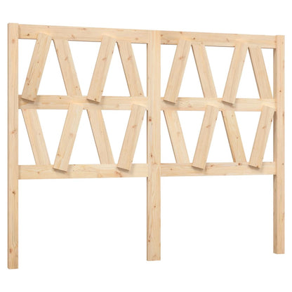 Bed Headboard 146x4x100 cm Solid Wood Pine