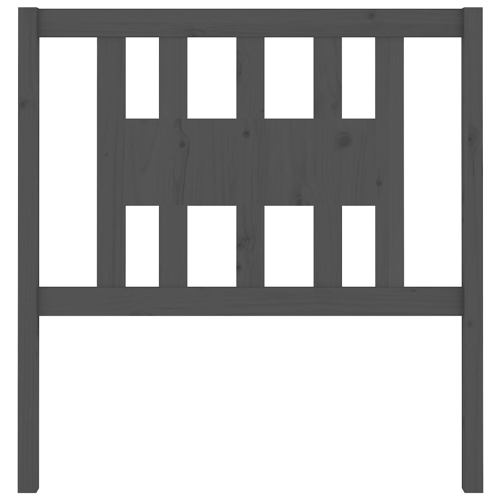 Headboard | Grey | Solid pine wood | Standard |  Durable  | Headboard
