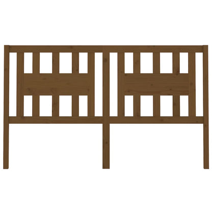 Headboard Honey Brown 206x4x100 cm Solid Wood Pine