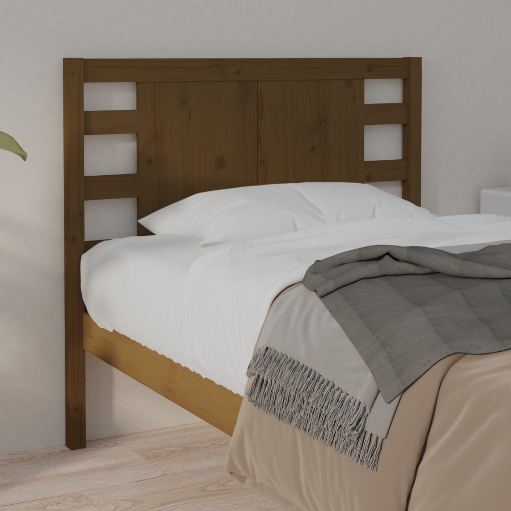 Headboard Honey Brown 96x4x100 cm Solid Wood Pine