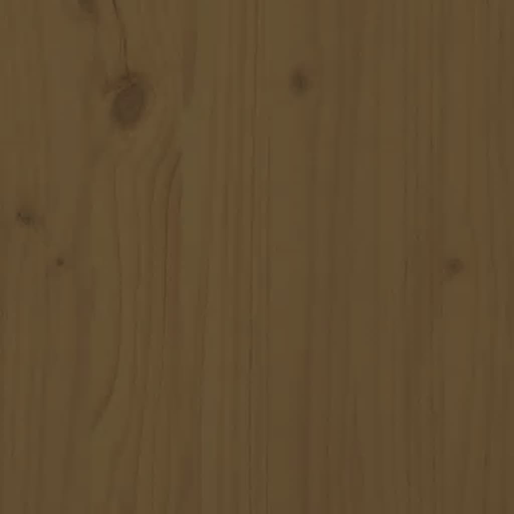 Headboard Honey Brown 96x4x100 cm Solid Wood Pine
