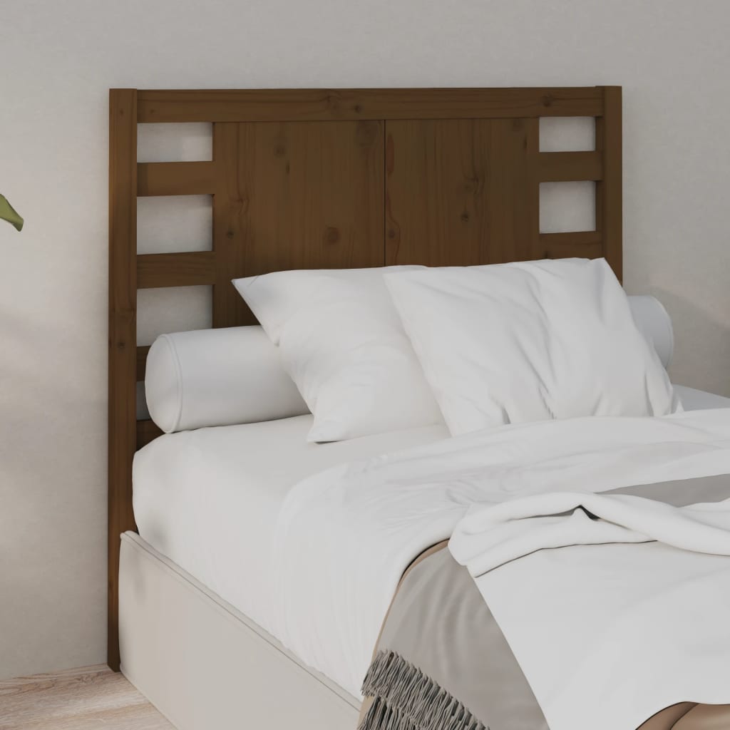 Headboard Honey Brown 96x4x100 cm Solid Wood Pine