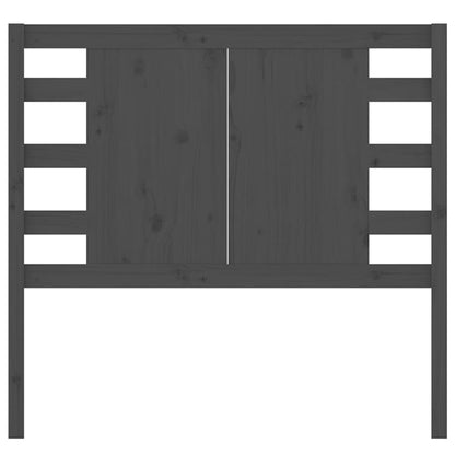 Headboard Grey 106x4x100 cm Solid Wood Pine