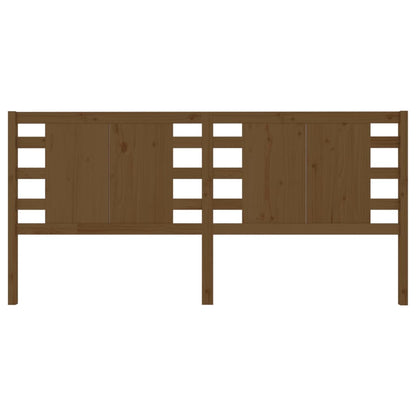 Headboard Honey Brown 126x4x100 cm Solid Wood Pine