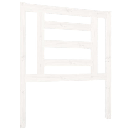 Headboard | White | Solid pine wood | 100 cm Height, 81 cm Width