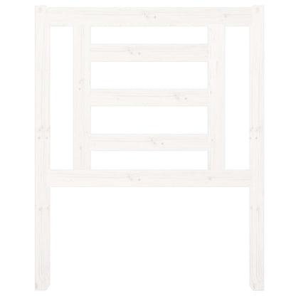 Headboard | White | Solid pine wood | 100 cm Height, 81 cm Width