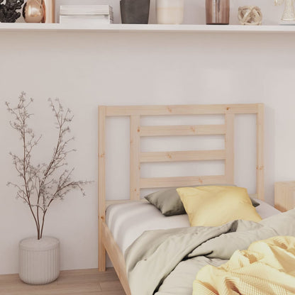 Headboard | Natural Pine | Solid Pine Wood | 96 x 4 x 100 cm