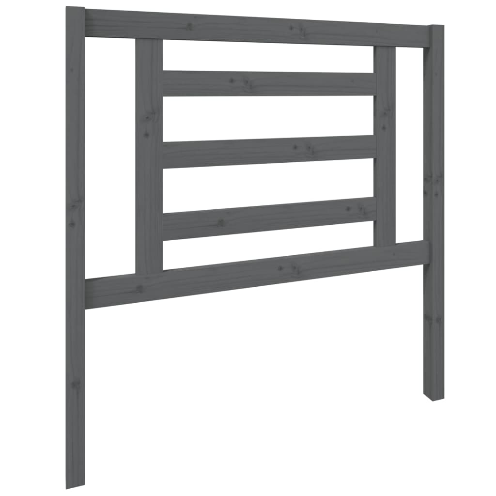 Headboard | Grey | Solid pine wood | Standard Headboard Size
