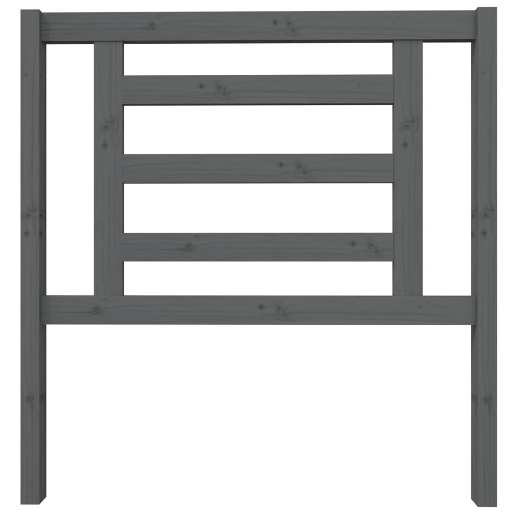 Headboard | Grey | Solid pine wood | Standard Headboard Size