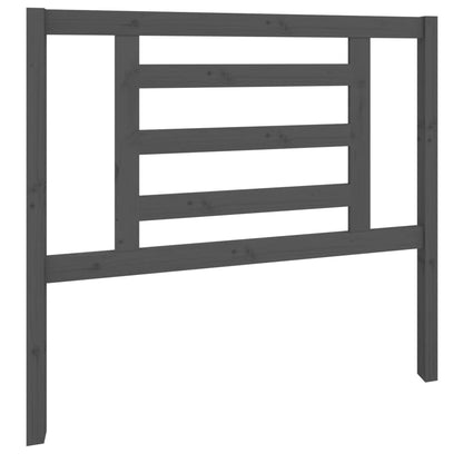 Headboard | Grey | Solid Pine Wood | Standard | Appealing Design